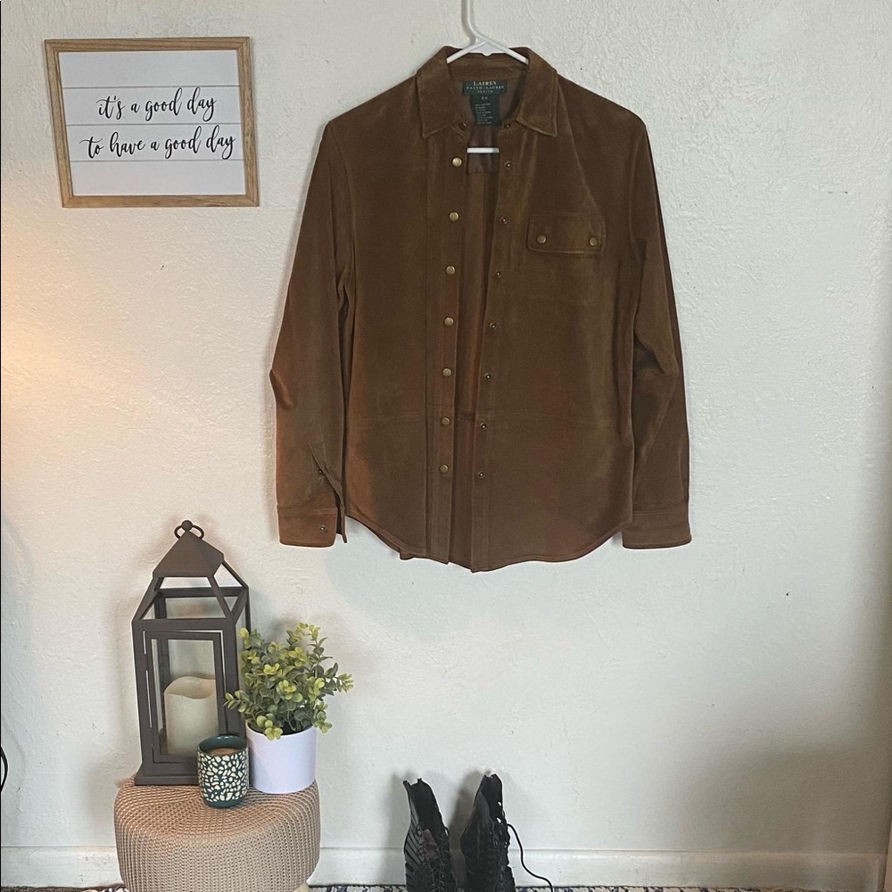Ralph Lauren suede jacket